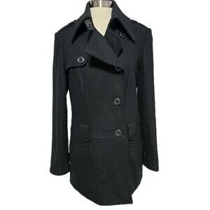 Vintage VS Catalog Via Women's Size 12 Wool Blend Long Peacoat Fit & Flare Chic